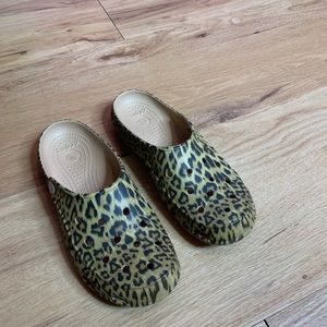 Cheetah Print Crocs